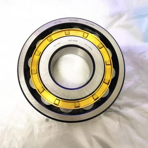SHLNZB Bearing 1Pcs N416 N416E N416M N416EM N416ECM C3 80*200*48mm Brass Cage Cylindrical Roller Bearings