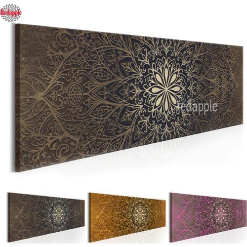 Full Square Diamond Embroidery Mandala Abstract flower DIY Diamond Painting Cross Stitch Kits 5D Mosaic rhinestone Decoration