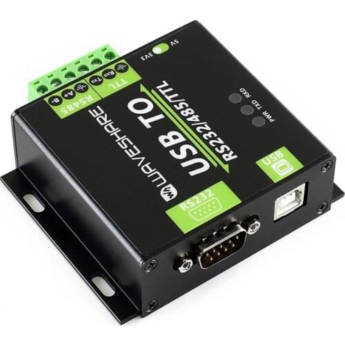 Industrial USB to RS232/485/TTL Interface Converter Isolation Embedded Protection Circuits Supports Windows 10/8.1/8/7/XP System