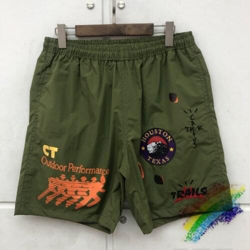 Mesh Travis Scott Cactus Jack Running Wild Shorts Men Women Summer Style Breechcloth Breathable Drawstring