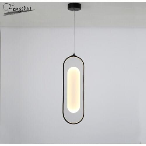 Nordic Simple LED Pendant Lights Creative Restaurant Living Room Lighting Personality Corridor Lights Aisle Hanging Lamp Fixture