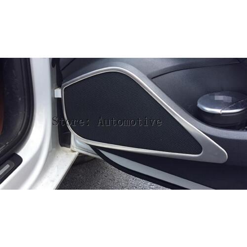Interior Side Door Speaker Decoration Cover Trim For Audi A3 8V 2012-2015 4pcs