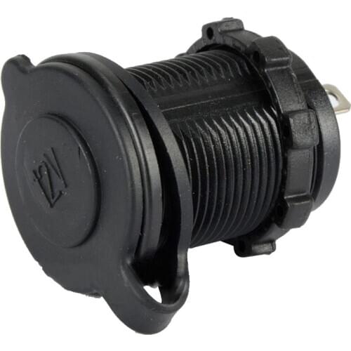 Waterproof Power Socket Car Motorcycle Cigarette Lighter Plug for 12V Moto Boat Riding Mower Tractor Auto Accessories