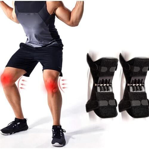 Knee Protection Booster Power Support Knee Pads Powerful Rebound Spring Force Sports Reduces Soreness Old Cold Leg Protection