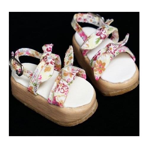 1/4 1/3 scale BJD SD doll bow-knot sandals shoes for MSD SD13 girl doll accessories . not include doll and other C0631