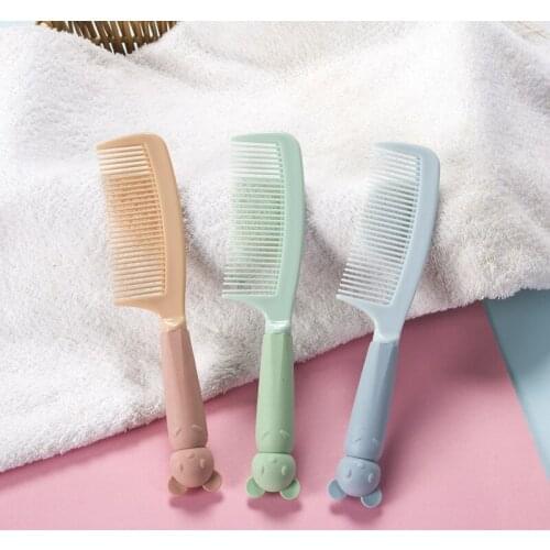 1PC Cartoon Rabbit Massage Detangling Hair Brush Scalp Hair Comb Detangling Brush for Hair Brush Girl Child Random Color