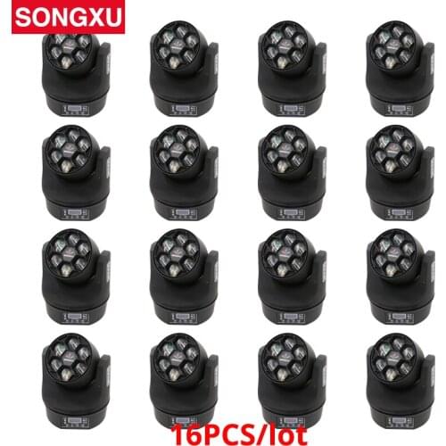 16 pcs a lot Bee Eye 6x15W Moving Head Light for DJ Nightclub Wedding Party Stage equipment /SX-MH0615A