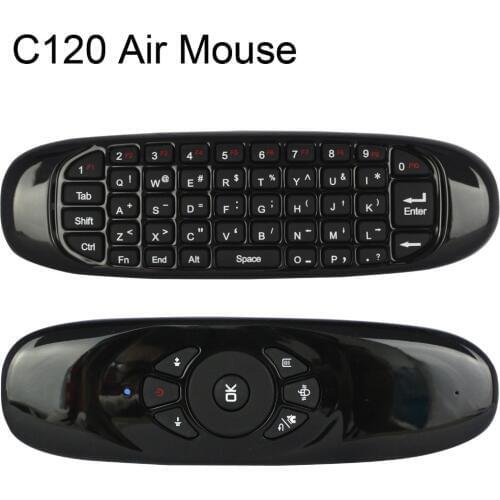 2.4GHz G Portable Mouse C120 Air Mouse T10 Rechargeable Wireless GYRO Air Fly Mouse Keyboard for Android TV Box m8s plus Z4