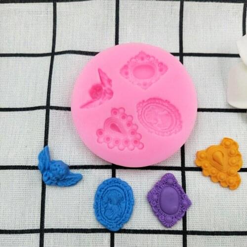 3D Craft Silicone Molds Flower Jewelry Resin Clay Mould Fondant Cake Decorating Tools Candy Chocolate Gumpaste Moulds