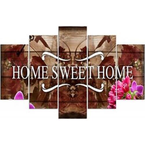 5pcs DIY 5d diamond embroidery sweet home 5D diamond painting Cross Stitch full square/Round Rhinestone mosaic home decoration