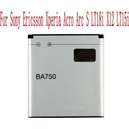 High Quality 1460mAh BA750 Battery For Sony Ericsson Xperia Acro Arc S LT18i X12 LT15i Cell Phone