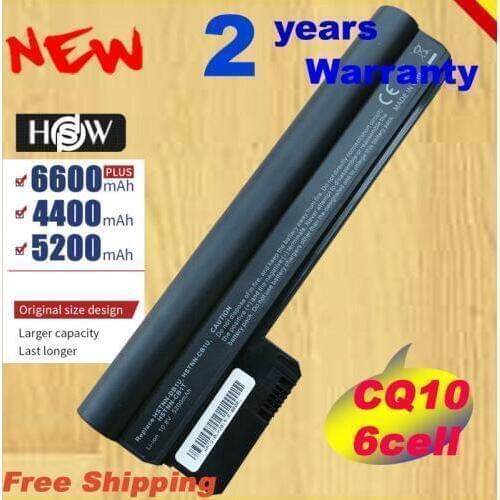HSW 6Cell Laptop battery 5200mAh For HP UMPC NetBook & MID Mini 110 110-3000 110-3100 607762-001 607763-001 fast shipping