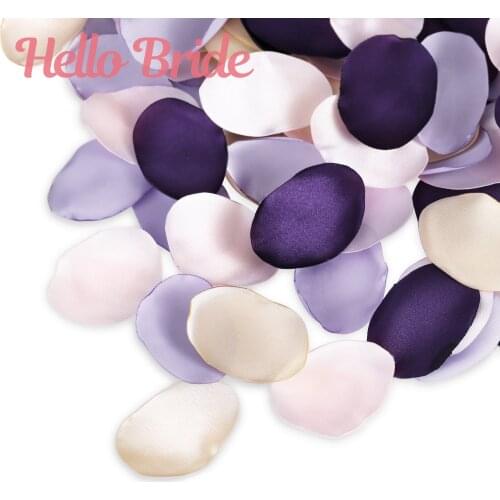 Burgundy, Pink, Blue Silk Rose Petals for Flower Girl Basket, Wedding Aisle, Table Centerpiece Decoration (300pcs)