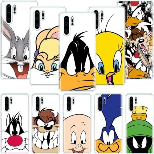 Funny Cartoon Bunny Phone Case For Huawei Honor 10 9 20 9X 8A 8X 8S 7A 7X Lite Pro 10i 20i Y5 Y6 Y7 Y9 2019 Cover Coque