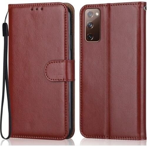 Folio For On Samsung Galaxy S20 Lite 6.5'' Wallet Stand Flip Leatehr Case For Samsung S20 Lite Case Phone Cover