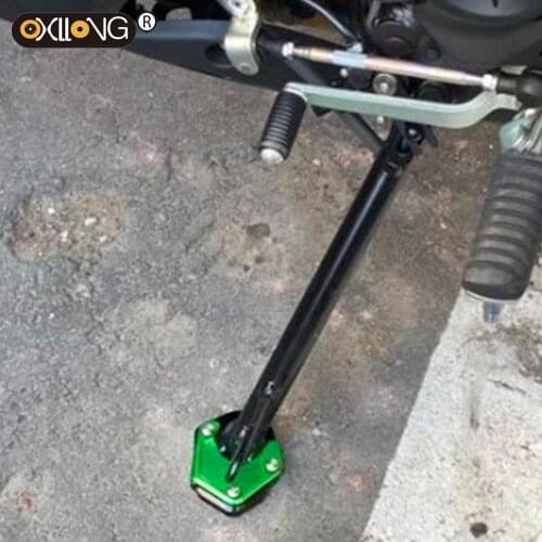 For kawasaki versys650 Versys 650 2010-2020 2019 2018 2017 2016 Foot Enlarger Foot Side Stand Extension Plate NINJA 400 Z400