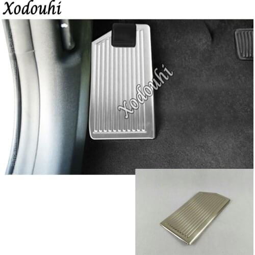 For Kia Sportage KX5 2019 2020 2021 Sticker Styling Foot Inner Brake Rest Lamp Frame Trim Break Pedal Moulding Hood Parts 1pcs