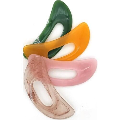 1Pc Guasha Board Natural Stone/Synthetic Resin Tool Scrpy aping Board Massage Tool Guasha Massage Board Scraper Massage Therapy