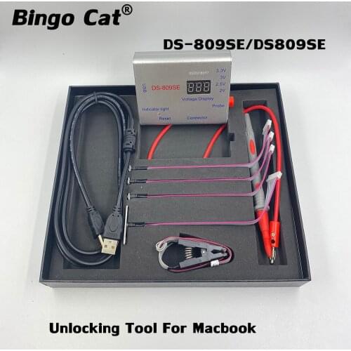 DS 809S Unlocking Tool EFI PIN PadLock Unlock for Macbook A1706 A1534 iMac Air Repair SPI ROM Read Write for Macbook iCloud SN