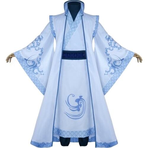 Hot Anime Movie 2019 Chinese Myth Ne zha Ao Bing Cosplay Costume Costumes Robe Adult Male Halloween Carnival Party Costumes Wig