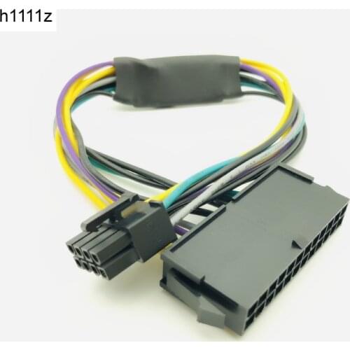 24 Pin to 8 Pin ATX PSU Power Adapter Cable Compatible with DELL Optiplex 3020 7020 9020 Precision T1700 12-inch(30cm) for Dell