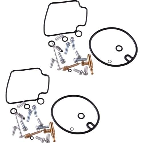 2 Sets Motorcycle Carburetor Carb Rebuild Kit fit for Honda VTX1300S VTX1300R VTX1300C 2005 2006 2007 Accessories