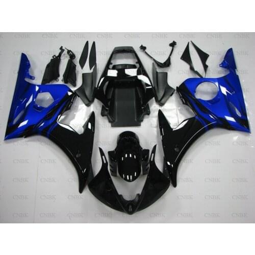 Bodywork for YAMAHA YZFR6 03 04 YZF600 R6 Fairings 04 05 for YAMAHA YZFR6 Body Kits 2003 - 2005 Blue Black