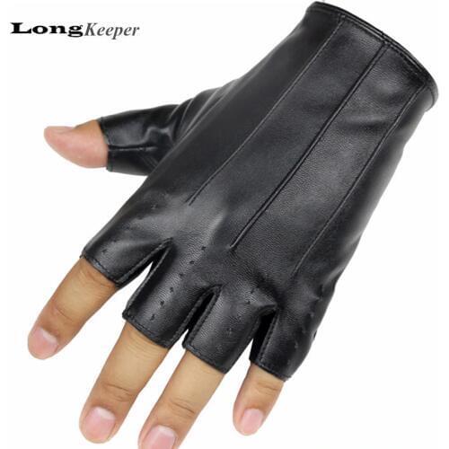 Long Keeper Men's Fingerless Gloves