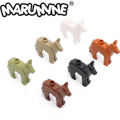 Marumine 48812 The Grim Dog / Wolf Model Building Accessories Kit Plastic Classic Mini bricks Animal Friends Toys For Children