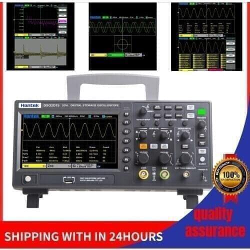 DSO2D15 7 Inch TFT LCD Screen 2CH+1CH Channels 150MHz Band Width 1GSa/s Sampling Rate Oscilloscope Multipurpose Tool