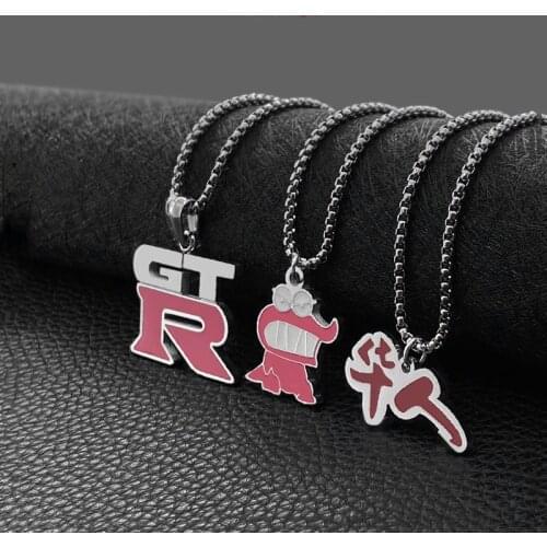 Fashion necklace hip hop English number stainless steel pendant simple necklace hot sale