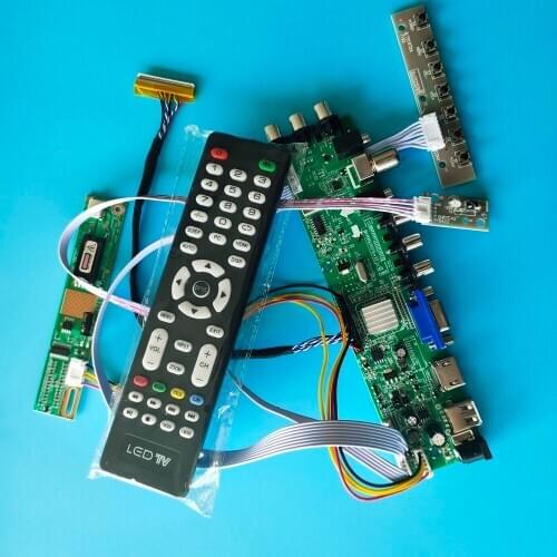 Kit For LTN141W1-L05/LTN141W1-L01 Controller board TV VGA USB AV 1 CCFL LCD Digital HDMI Panel 1280X800 remote DVB-T 30pin 14.1"
