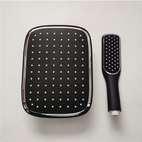 New Fashion Direct Supply Durable Black Gold Hand-held Shower Set Simple Wall-mounted Shower Head Universal Interface H8128