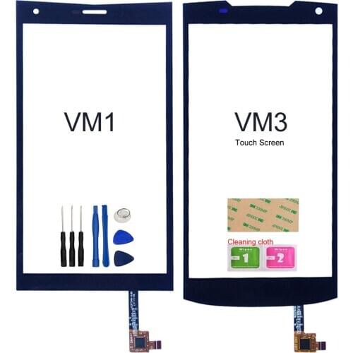 New Phone Front Glass Touch For VVETime VM1 VM3 Touch Screen Digitizer Outer Glass Touch Panel Sensor Assembly Parts