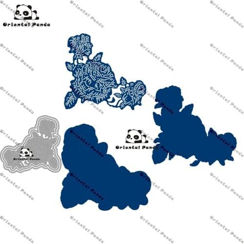 New Dies 2020 Camper Van Metal Rose Bud Dies diy Dies photo album cutting die Scrapbooking Stecil cutting new dies for metal