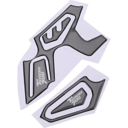 Motorcycle Foot rest Pad Protection Sticker For Yamaha Tenere 700 XTZ 700 2019-2020 Spikes Pedal Sticker 3D Accessories