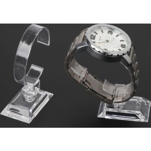 1Pc Clear Acrylic Bracelet Watch Display Holder Stand Rack Retail Shop Showcase SIZE S/L