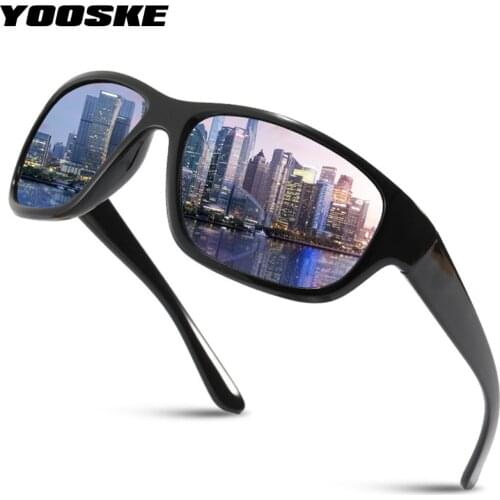 YOOSKE Brand Design Sunglasses Mens Driving Shades Sun Glasses Male Vintage Travel Fishing Classic Outdoor Sports Sunglass