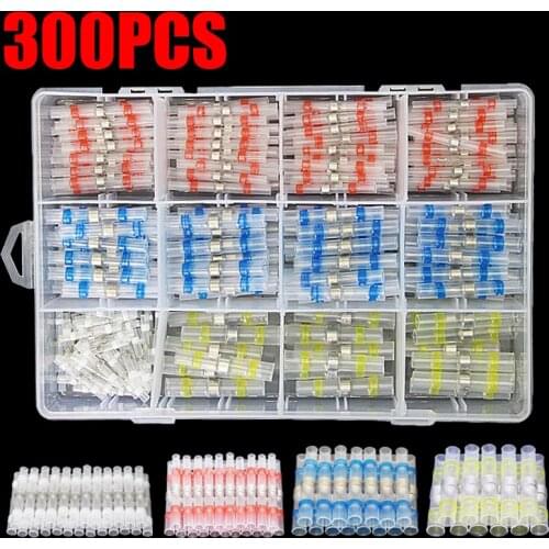 300/100PCS Welding Seal Connector - Welding Connector Cover Heat Shrink Welding Connector - Wire Insulated Heat Shrinkable Tube