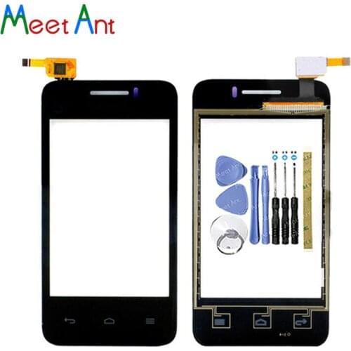 High Quality 3.5" For Huawei Ascend Y220 Y220T Y220U Y220C Touch Screen Digitizer Sensor Outer Glass Lens Panel Black