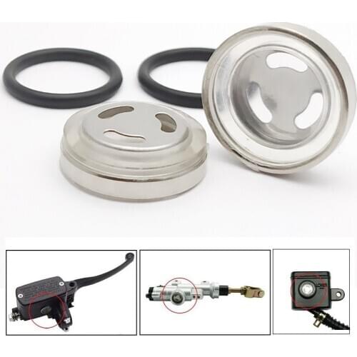 18mm Motorcycle Master Brake Cylinder Reservoir Sight Glass with Gasket for Dirt Bike Motorbike Parts