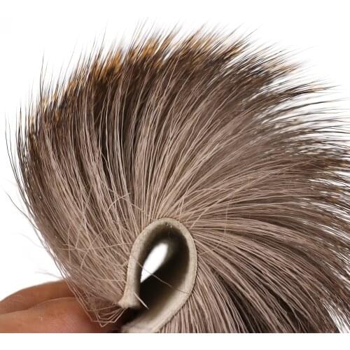 2PCS 5X5cm Fly Tying Material Fly Tying Deer Hair Patch Fur Muddler Minnow Dry Elk Hair Caddis