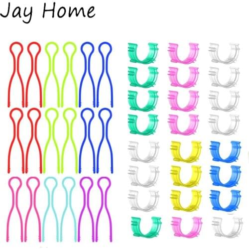 20Pcs Sewing Tool Clips for 10pcs Bobbins Holder Clips & 10Pcs Bobbins Thread Spool Holder Organizer DIY Embroidery Tools