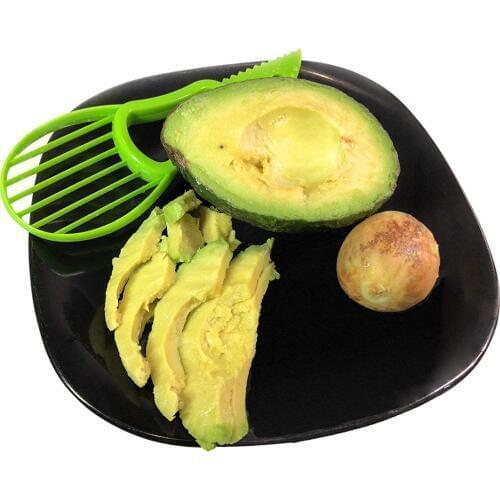 3-in-1 Avocado Slicer Shea Corer Butter Fruit Peeler Cutter Pulp Separator Plastic Knife Kitchen Vegetable Tools Home Accessory