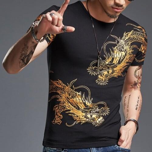 BANNAJI Mens Summer T-shirts