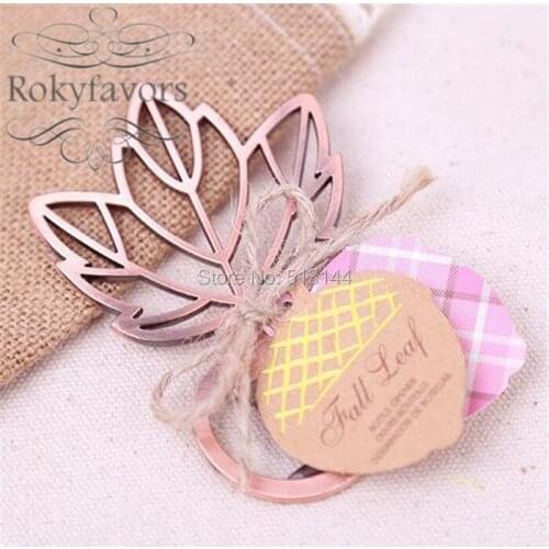 FREE SHIPPING 20PCS Autumn Fall Theme Maple Leaf Wine Bottle Opener Favors Presentes de Casamento Souvenirs Giveaways
