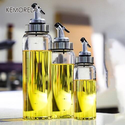 Cooking Seasoning Bottle Dispenser Sauce Bottle Glass Storage Bottles For Spice Glass Oil Spray Vinegar Creative Kitchen Tools