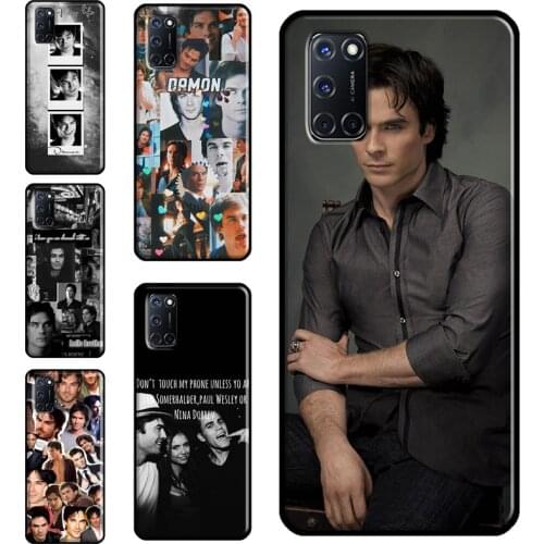 Damon Salvatore Vampire Diaries Case For OPPO A91 A93 A83 A15 A31 A53 A9 A5 2020 F5 Find X3 Pro A52 A72 A3S A5S Cover Capa