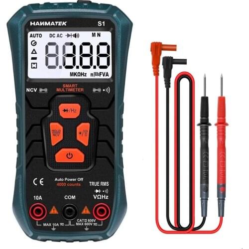 Digital Multimeter, HANMATEK TRMS Current And Voltage AC/DC Automatic Digital Multimeter Tester Resistance/Continuity NCV