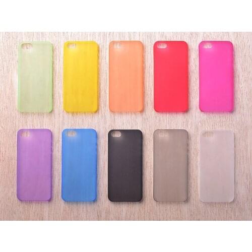 Colorful case cover skin for iphone 6 plus Thin shell matte translucent PC Case protector cell phone Cover stand Holder